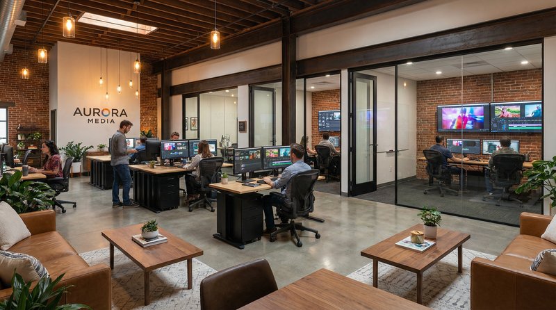 麻豆社区公司办公环境